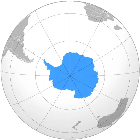 

Antartika kıtası'nın görünümü ve dünyadaki konumu